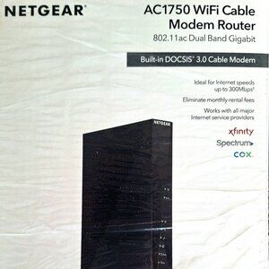 Netgear C6300‑100NAS (AC1750 DOCSIS 3.0 modem/router combo)